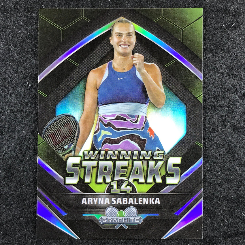 2024 Topps Graphite Tennis ARYNA SABALENKA Winning Streaks Refractor #AS