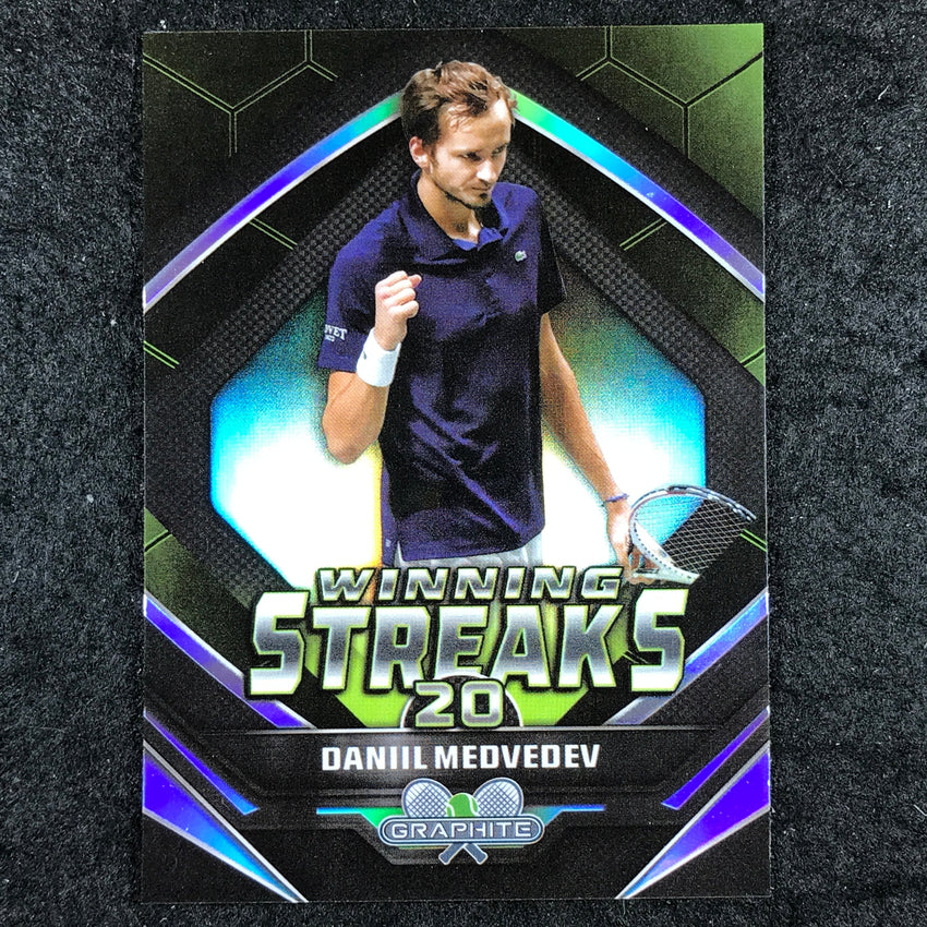 2024 Topps Graphite Tennis DANIIL MEDVEDEV Winning Streaks Refractor #DM