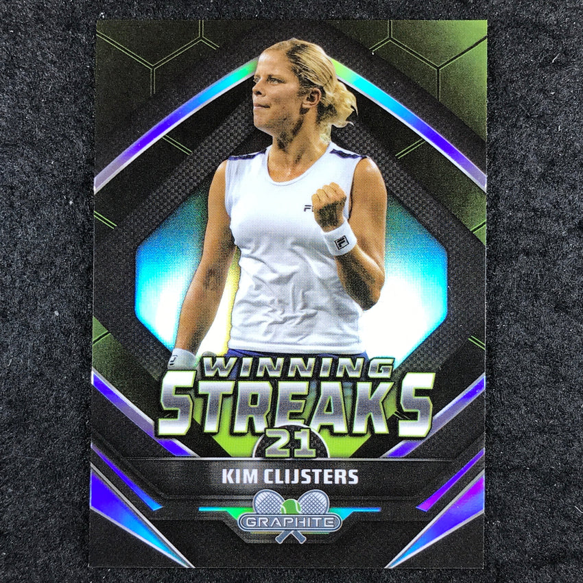 2024 Topps Graphite Tennis KIM CLIJSTERS Winning Streaks Refractor #KC