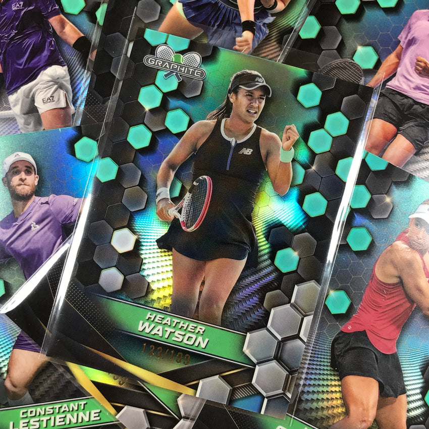 2024 Topps Graphite Tennis CAROLINE GARCIA Base Aqua /199 #73
