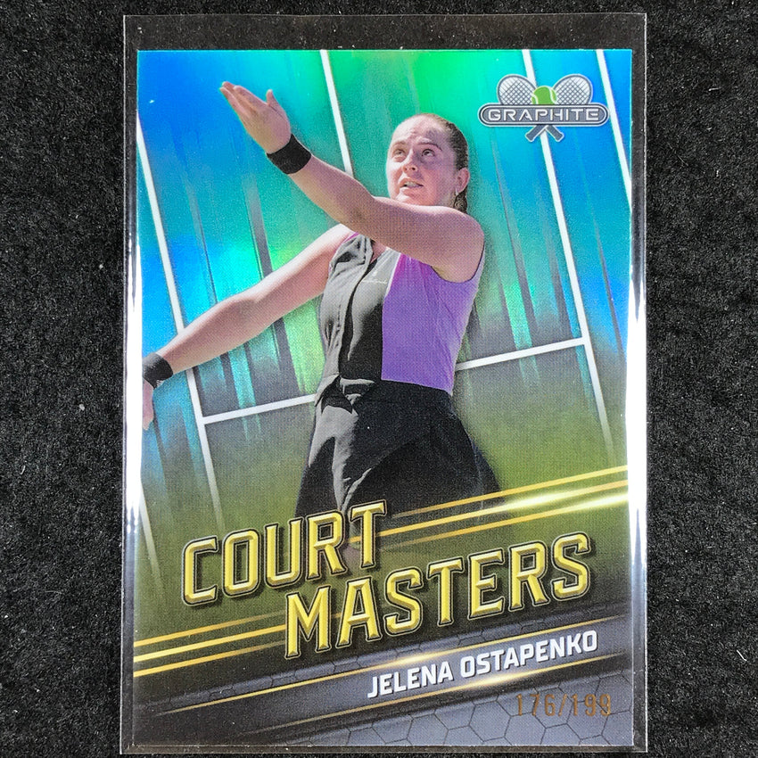 2024 Topps Graphite Tennis JELENA OSTAPENKO Court Masters Aqua /199 #JO