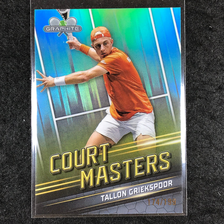 2024 Topps Graphite Tennis TALLON GRIEKSPOOR Court Masters Aqua /199 #TG
