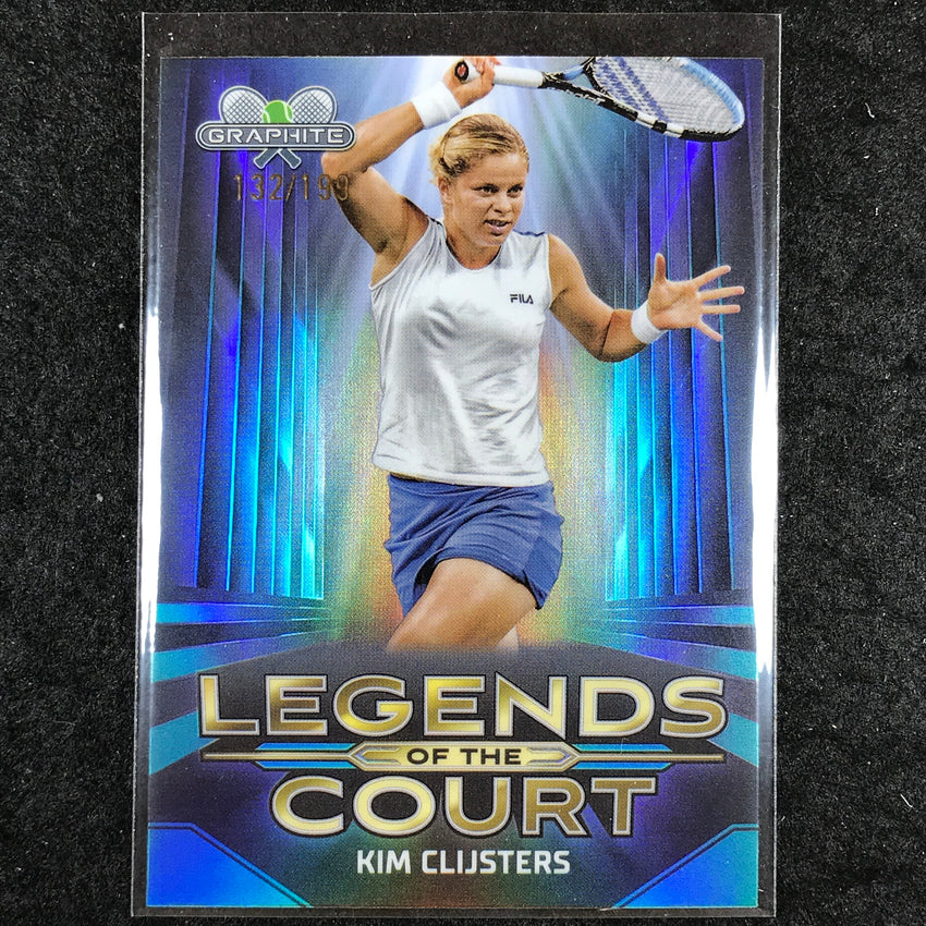 2024 Topps Graphite Tennis KIM CLIJSTERS Legends of the Court Aqua /199 #KC
