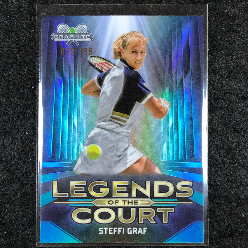2024 Topps Graphite Tennis STEFFI GRAF Legends of the Court Aqua /199 #SG