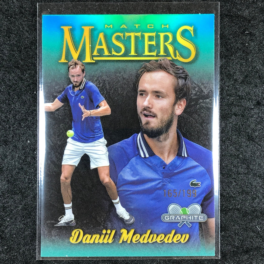 2024 Topps Graphite Tennis DANIIL MEDVEDEV Match Masters Aqua /199 #DM