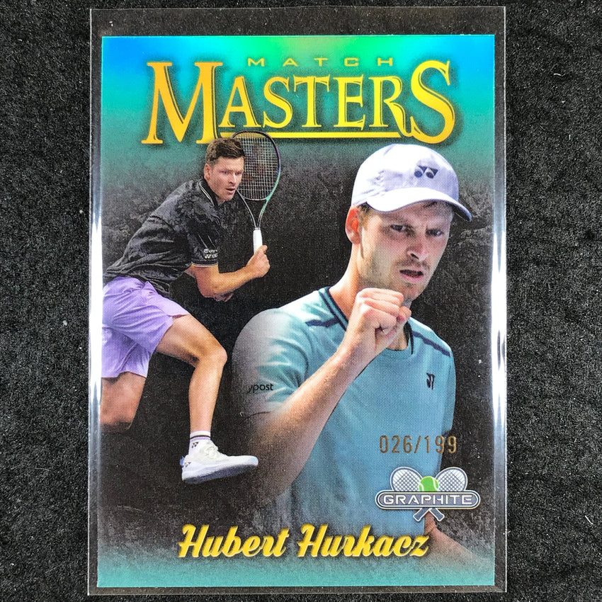 2024 Topps Graphite Tennis HUBERT HURKACZ Match Masters Aqua /199 #HH