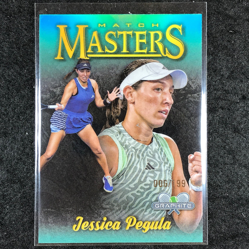2024 Topps Graphite Tennis JESSICA PEGULA Match Masters Aqua /199 #JP