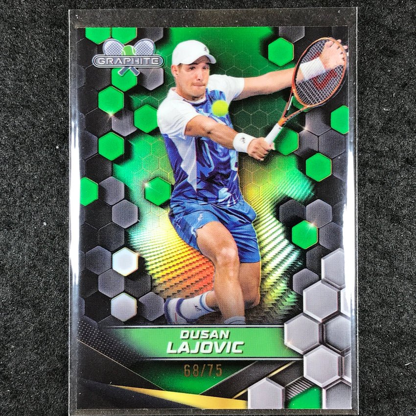 2024 Topps Graphite Tennis DUSAN LAJOVIC Base Green 68/75 #5