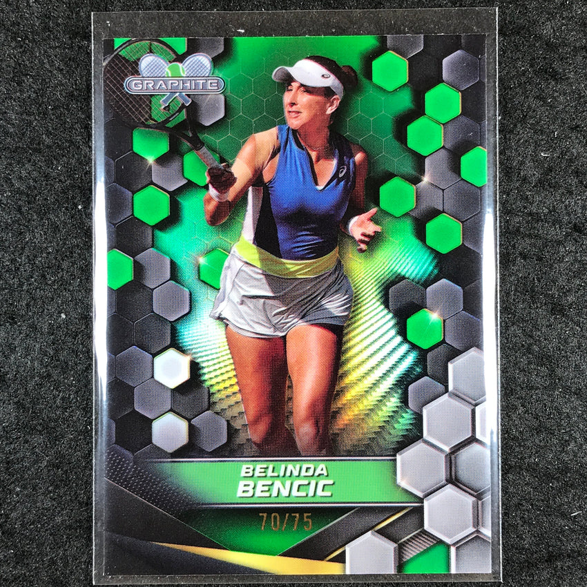 2024 Topps Graphite Tennis BELINDA BENCIC Base Green 70/75 #40