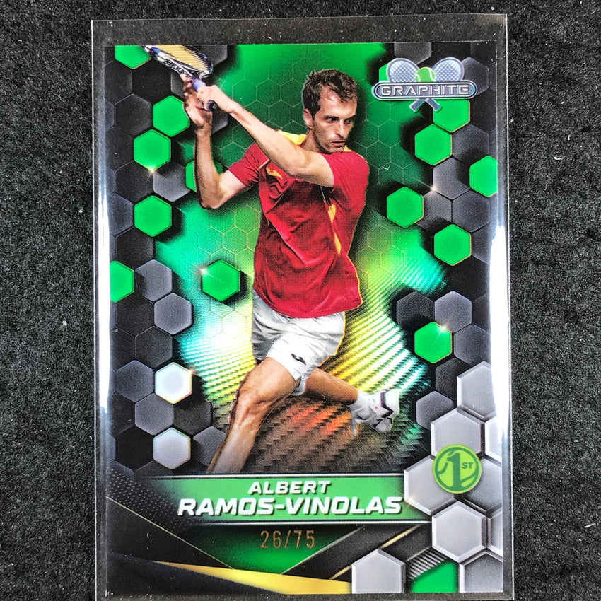 2024 Topps Graphite Tennis ALBERT RAMOS-VINOLAS 1st Edition Base Green 26/75 #44