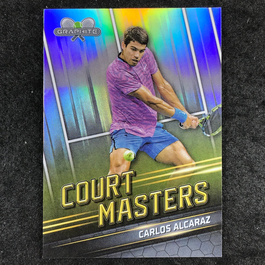 2024 Topps Graphite Tennis CARLOS ALCAREZ Court Masters Refractor #CA