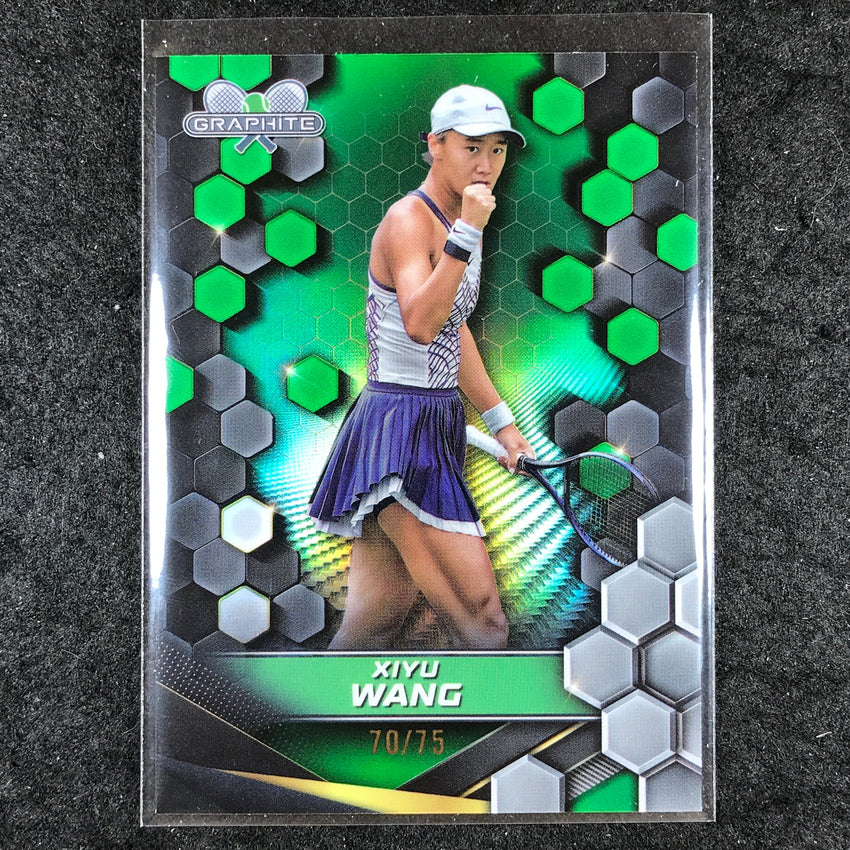 2024 Topps Graphite Tennis XIYU WANG Base Green 70/75 #130
