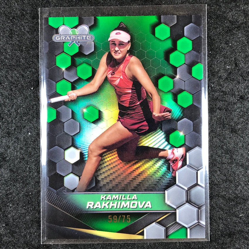 2024 Topps Graphite Tennis KAMILLA RAKHIMOVA Base Green 59/75 #162