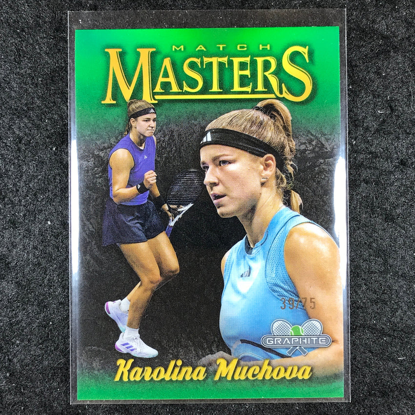 2024 Topps Graphite Tennis KAROLINA MUCHOVA Match Masters Green 39/75 #KM