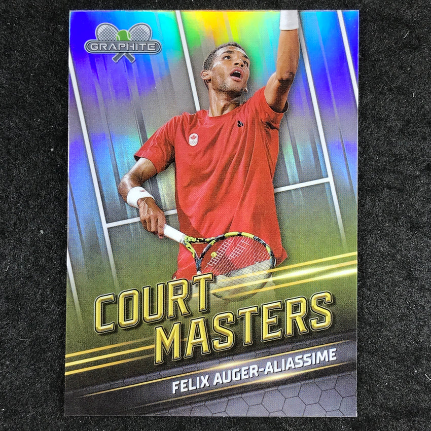 2024 Topps Graphite Tennis FELIX AUGER-ALIASSIME Court Masters Refractor #FA
