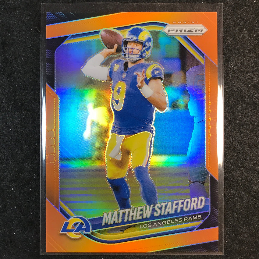 2025 Prizm Football MATTHEW STAFFORD Base Orange /249 #21