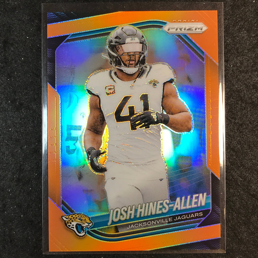 2025 Prizm Football JOSH HINES-ALLEN Base Orange /249 #43