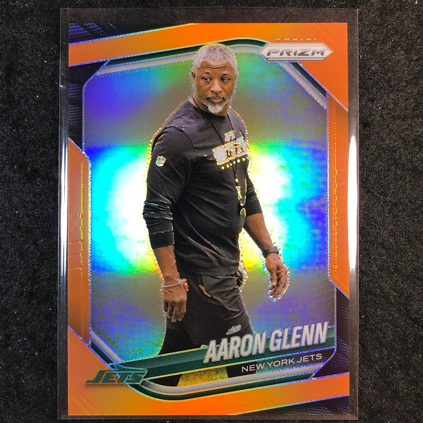 2025 Prizm Football AARON GLENN Base Orange /249 #47