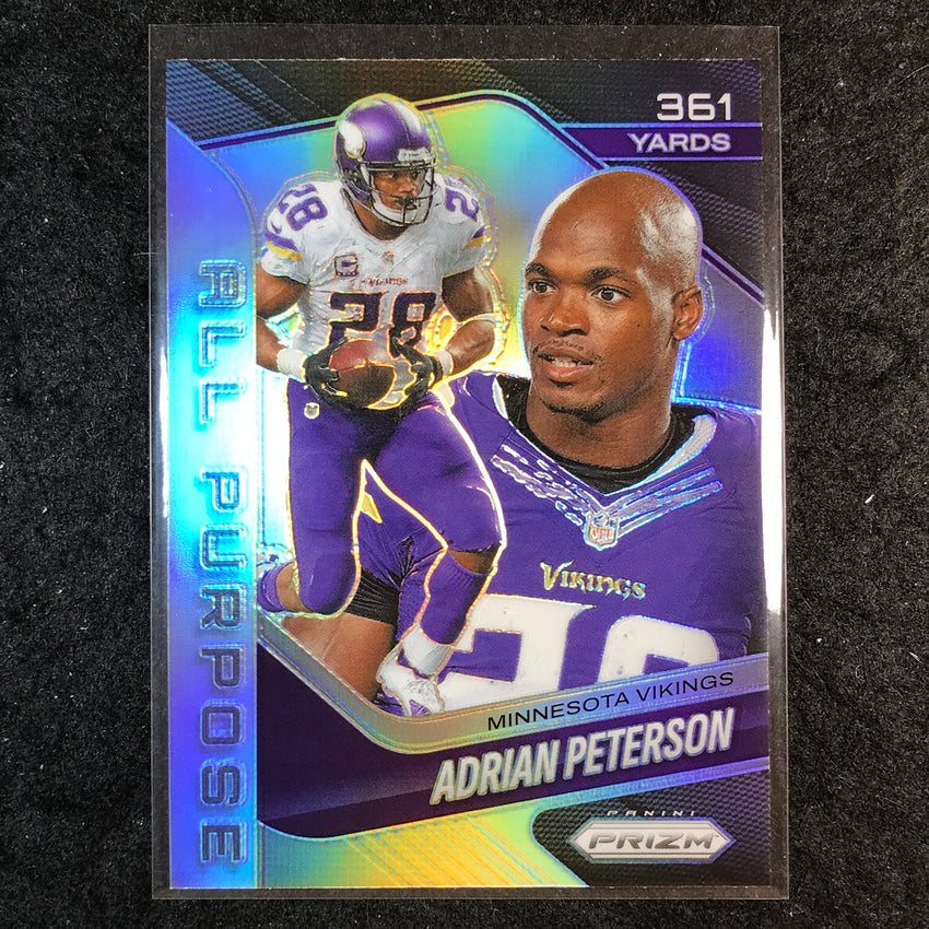 2025 Prizm Football ADRIAN PETERSON All Purpose Prizms Silver #15