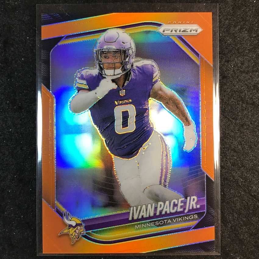 2025 Prizm Football IVAN PACE JR. Base Orange /249 #77