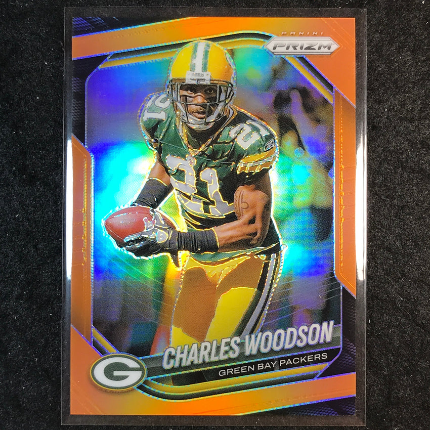 2025 Prizm Football CHARLES WOODSON Base Orange /249 #119
