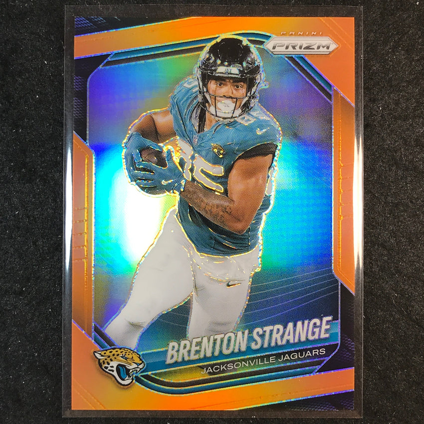 2025 Prizm Football BRENTON STRANGE Base Orange /249 #136