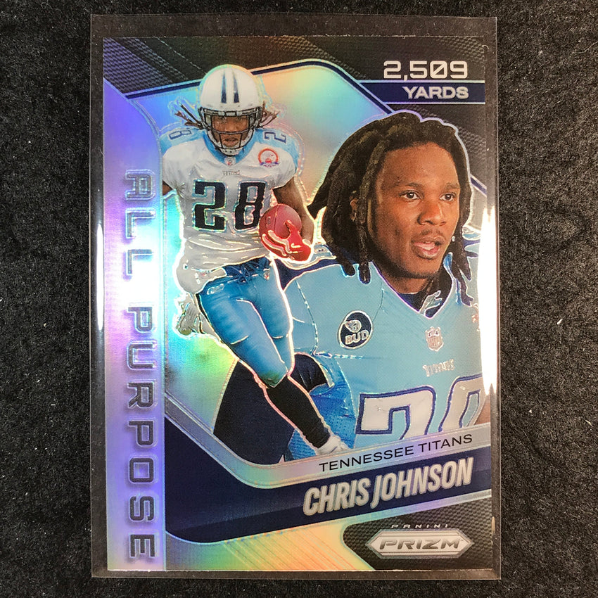 2025 Prizm Football CHRIS JOHNSON All Purpose Prizms Silver #17