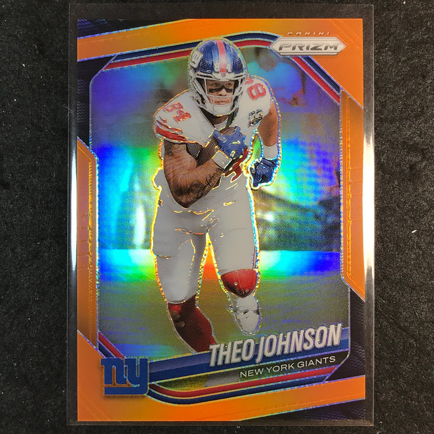 2025 Prizm Football THEO JOHNSON Base Orange /249 #211