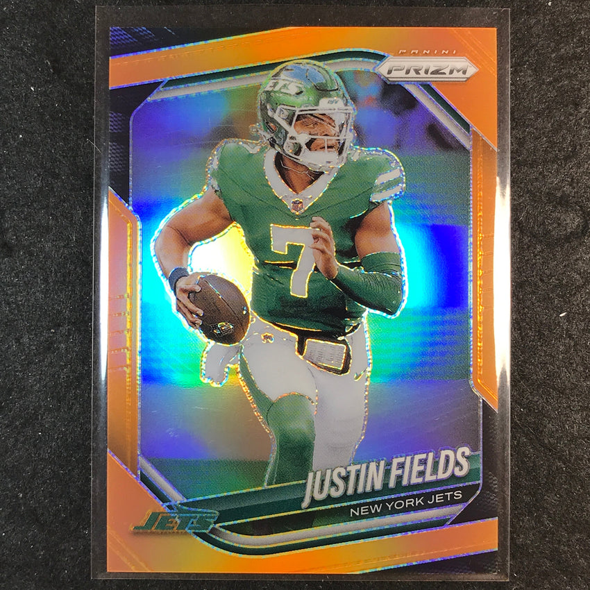 2025 Prizm Football JUSTIN FIELDS Base Orange /249 #218