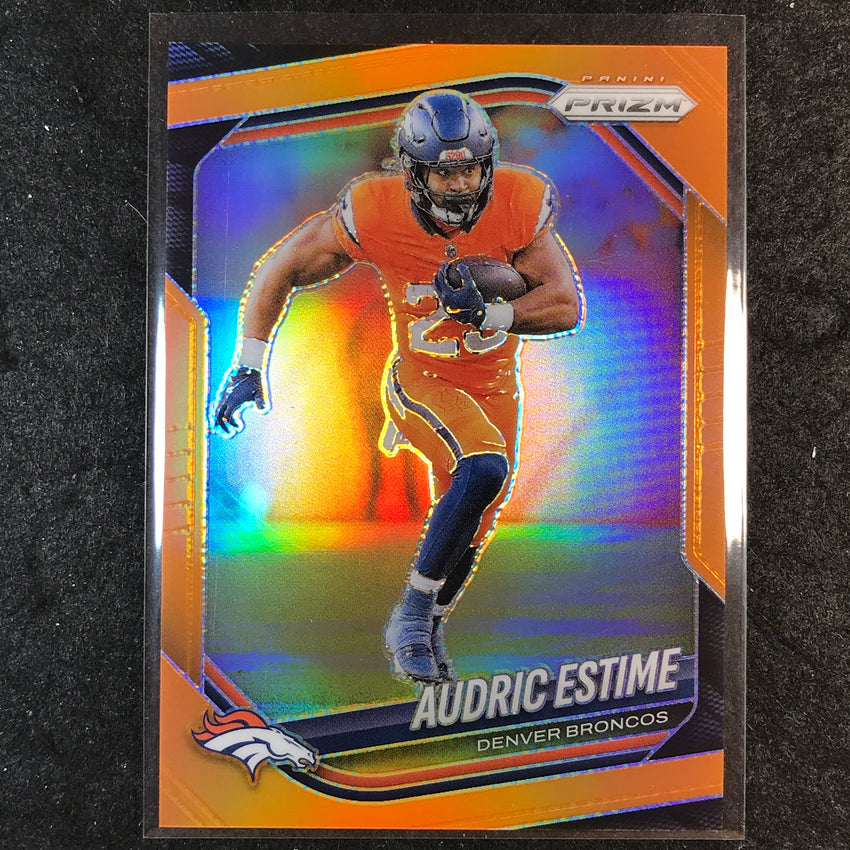 2025 Prizm Football AUDRIC ESTIME Base Orange /249 #226