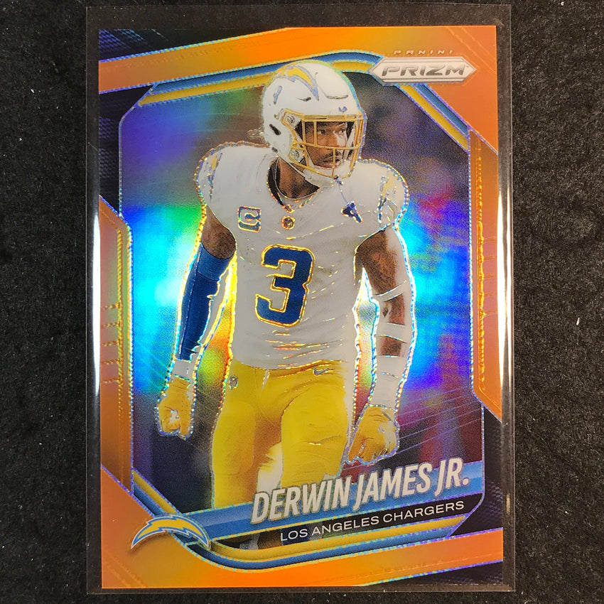 2025 Prizm Football DERWIN JAMES JR. Base Orange /249 #241