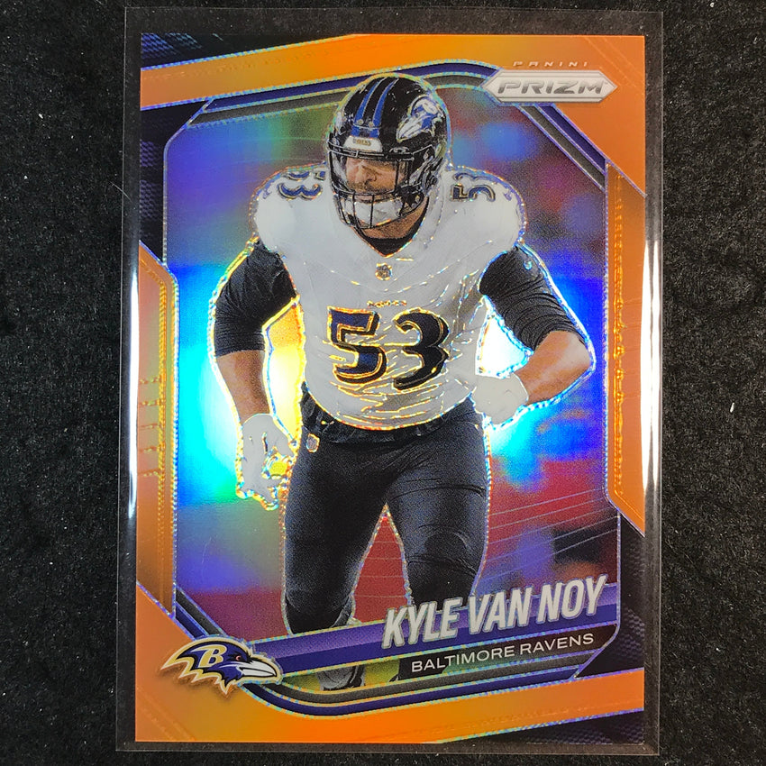 2025 Prizm Football KYLE VAN NOY Base Orange /249 #246