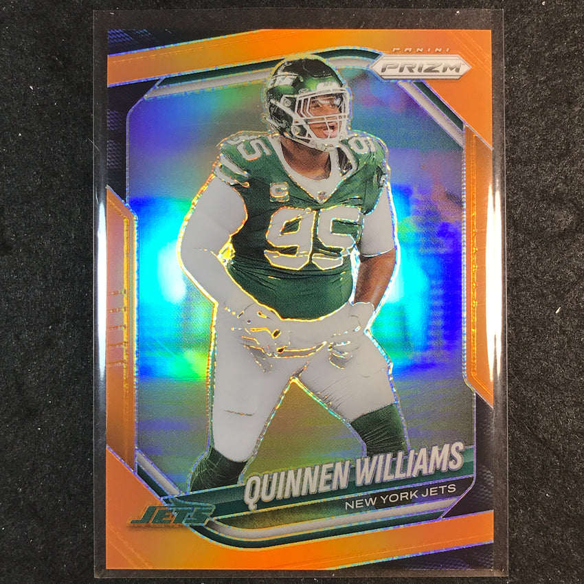 2025 Prizm Football QUINNEN WILLIAMS Base Orange /249 #292