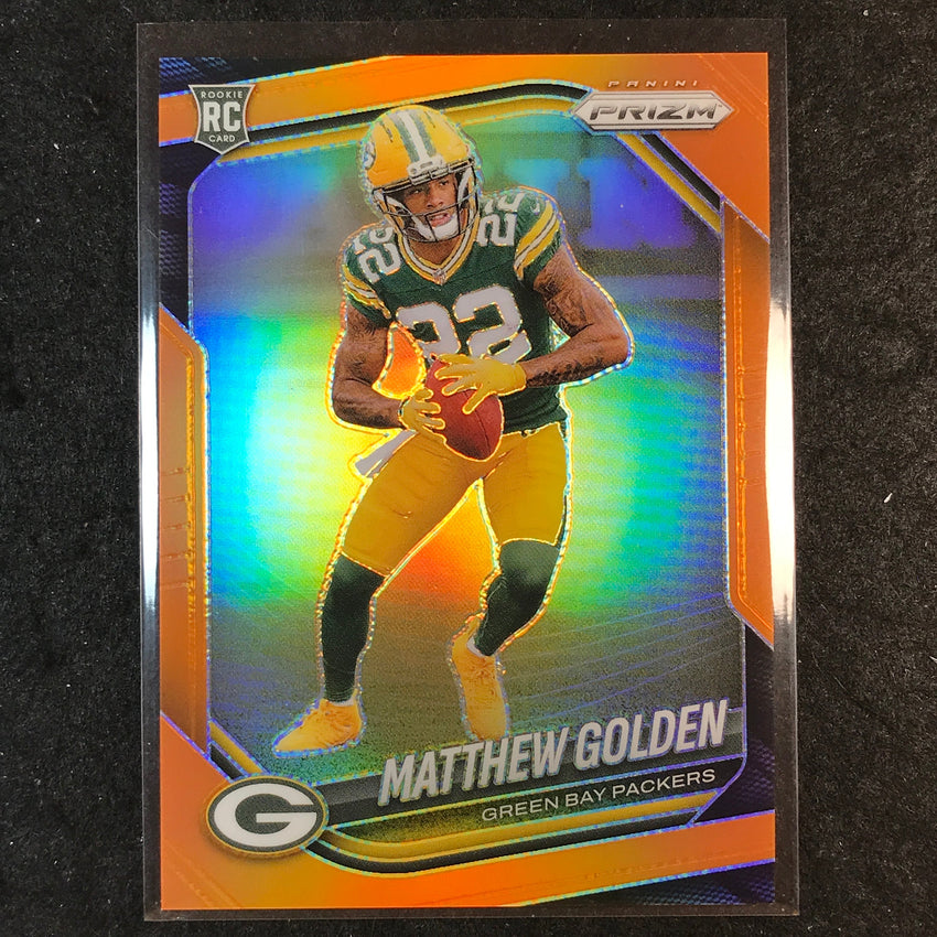 2025 Prizm Football MATTHEW GOLDEN Rookie Base Orange /249 #326