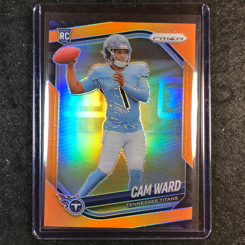 2025 Prizm Football CAM WARD Rookie Base Orange /249 #352