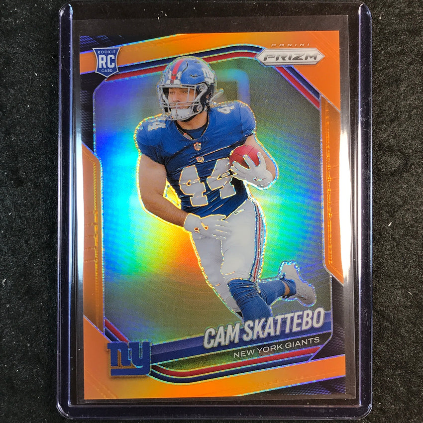 2025 Prizm Football CAM SKATTEBO Rookie Base Orange /249 #363