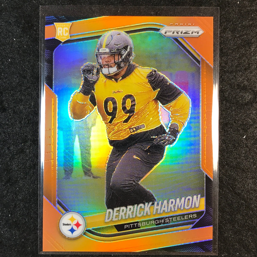 2025 Prizm Football DERRICK HARMON Rookie Base Orange /249 #368