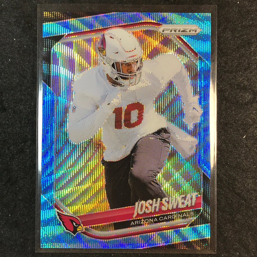 2025 Prizm Football JOSH SWEAT Base Blue Wave /230 #4
