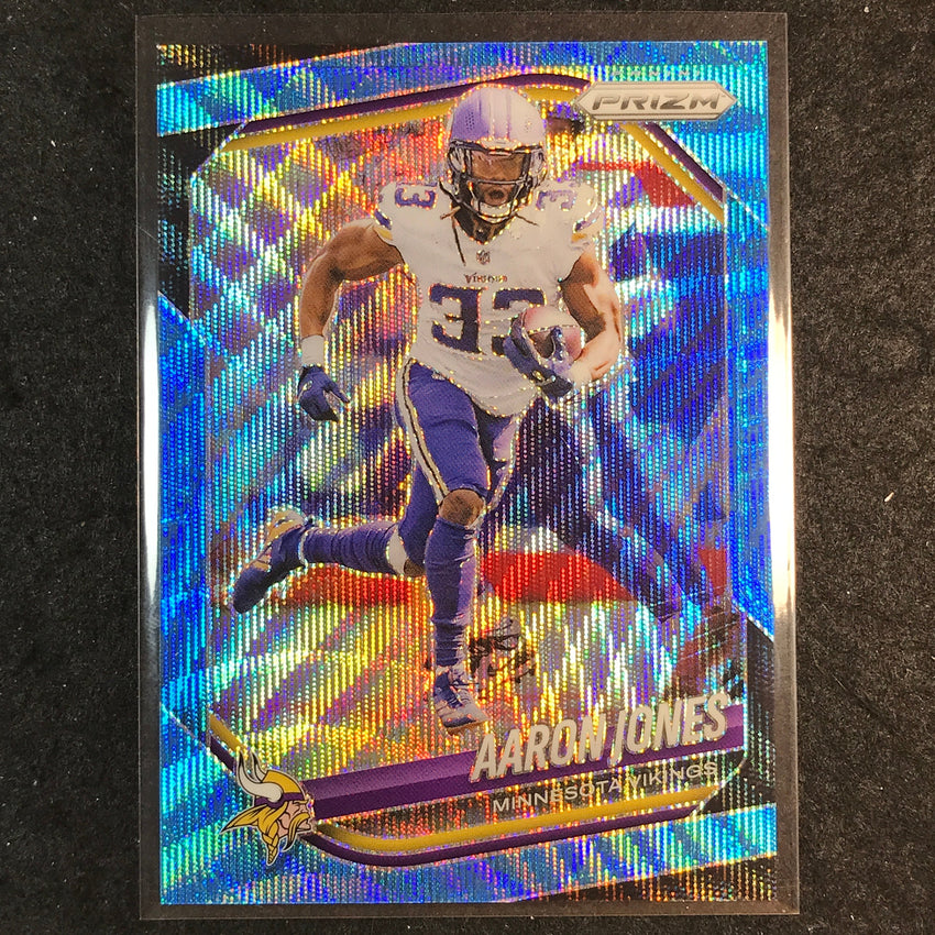 2025 Prizm Football AARON JONES Base Blue Wave /230 #7