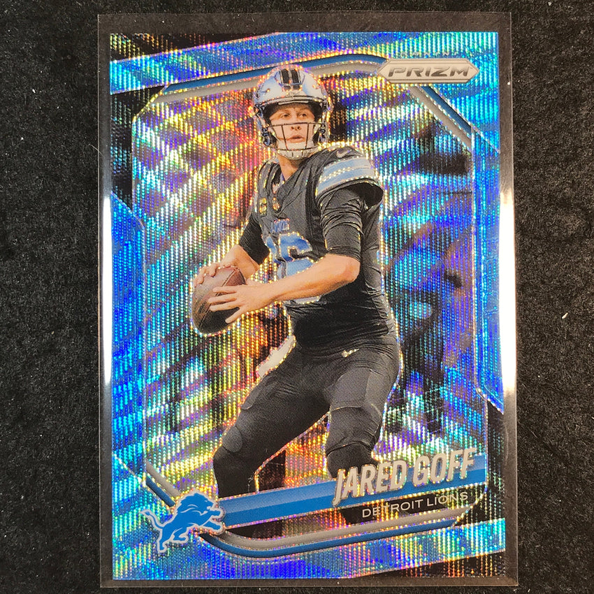 2025 Prizm Football JARED GOFF Base Blue Wave /230 #10