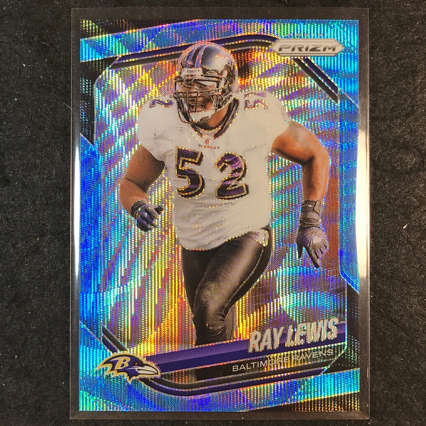 2025 Prizm Football RAY LEWIS Base Blue Wave /230 #42