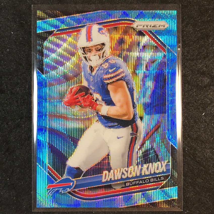 2025 Prizm Football DAWSON KNOX Base Blue Wave /230 #65