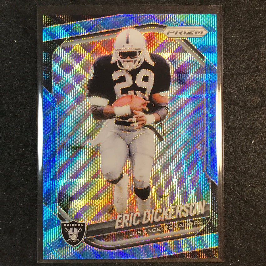 2025 Prizm Football ERIC DICKERSON Base Blue Wave /230 #83