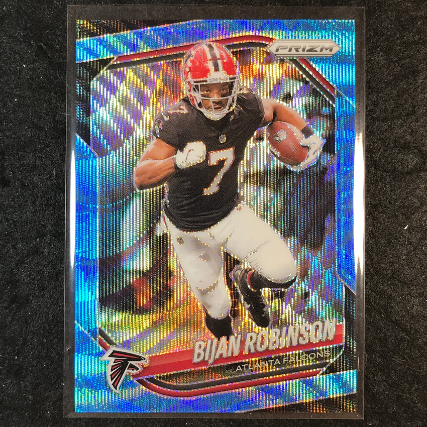 2025 Prizm Football BIJAN ROBINSON Base Blue Wave /230 #96