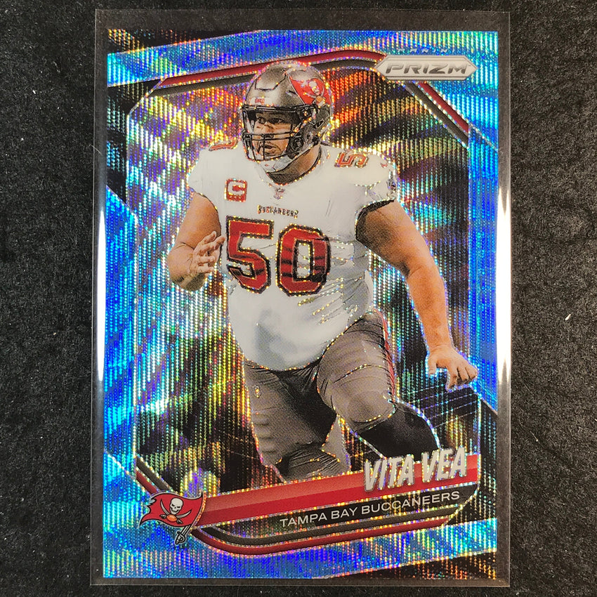 2025 Prizm Football VITA VEA Base Blue Wave /230 #123