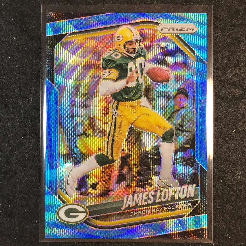 2025 Prizm Football JAMES LOFTON Base Blue Wave /230 #149