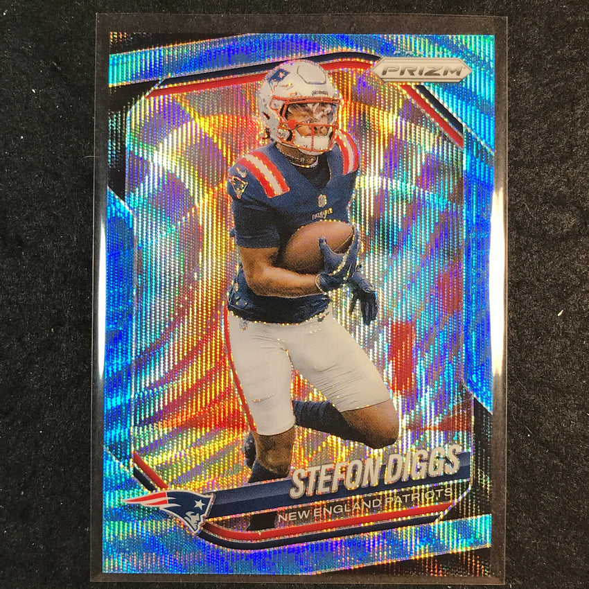 2025 Prizm Football STEFON DIGGS Base Blue Wave /230 #182
