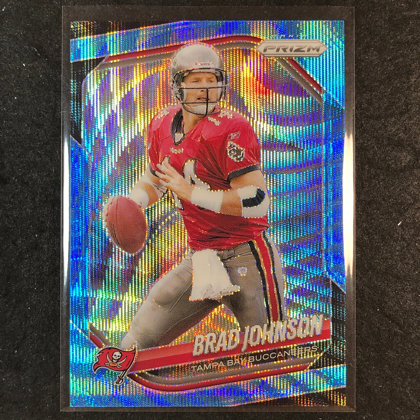 2025 Prizm Football BRAD JOHNSON Base Blue Wave /230 #213