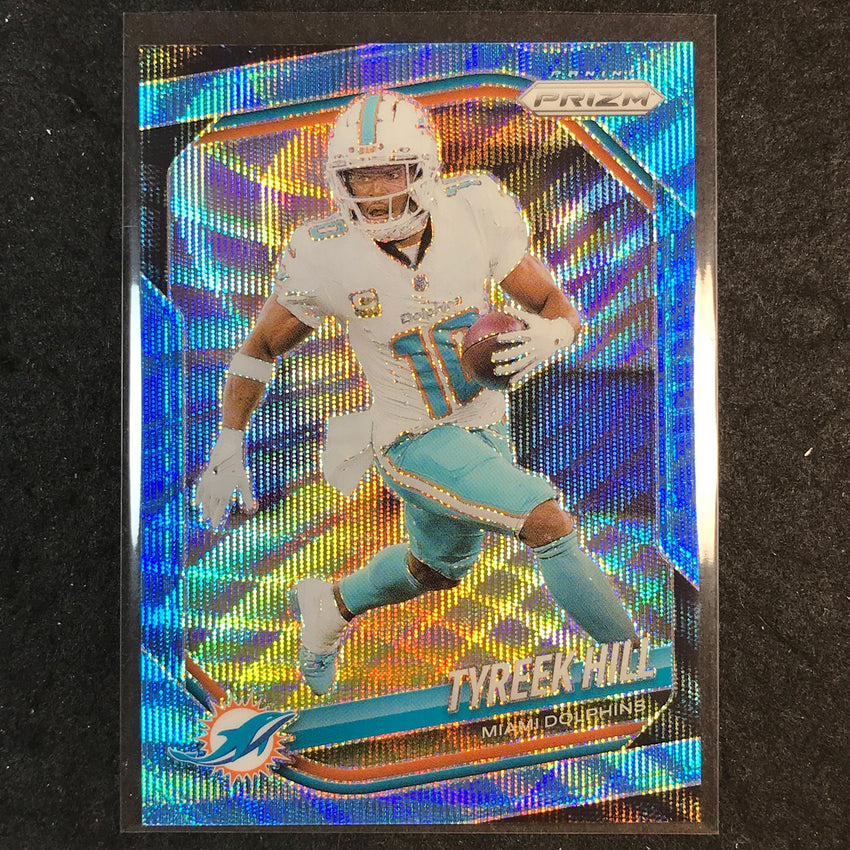 2025 Prizm Football TYREEK HILL Base Blue Wave /230 #249