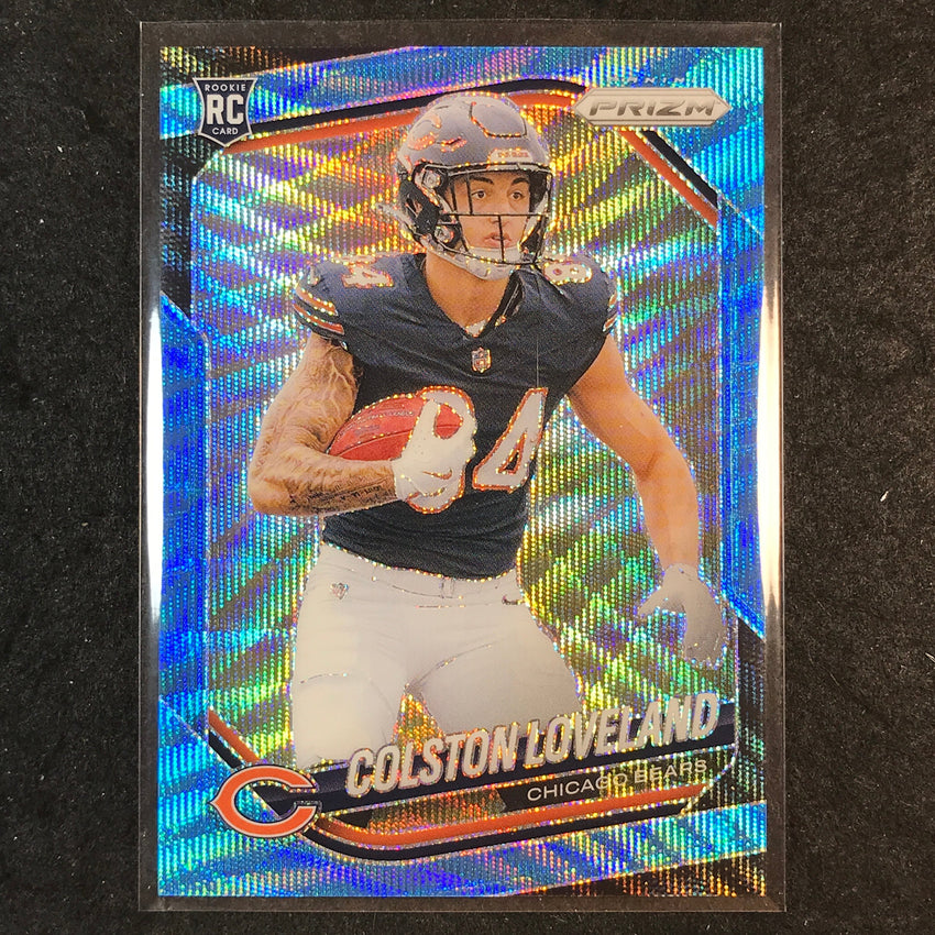 2025 Prizm Football COLSTON LOVELAND Rookie Base Blue Wave /230 #319